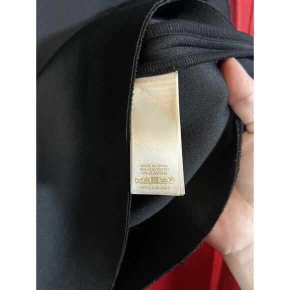 Kate Spade Black Short Sleeve Scuba Knit Peplum Top Size XS Classy Capsulecore - Picture 5 of 7